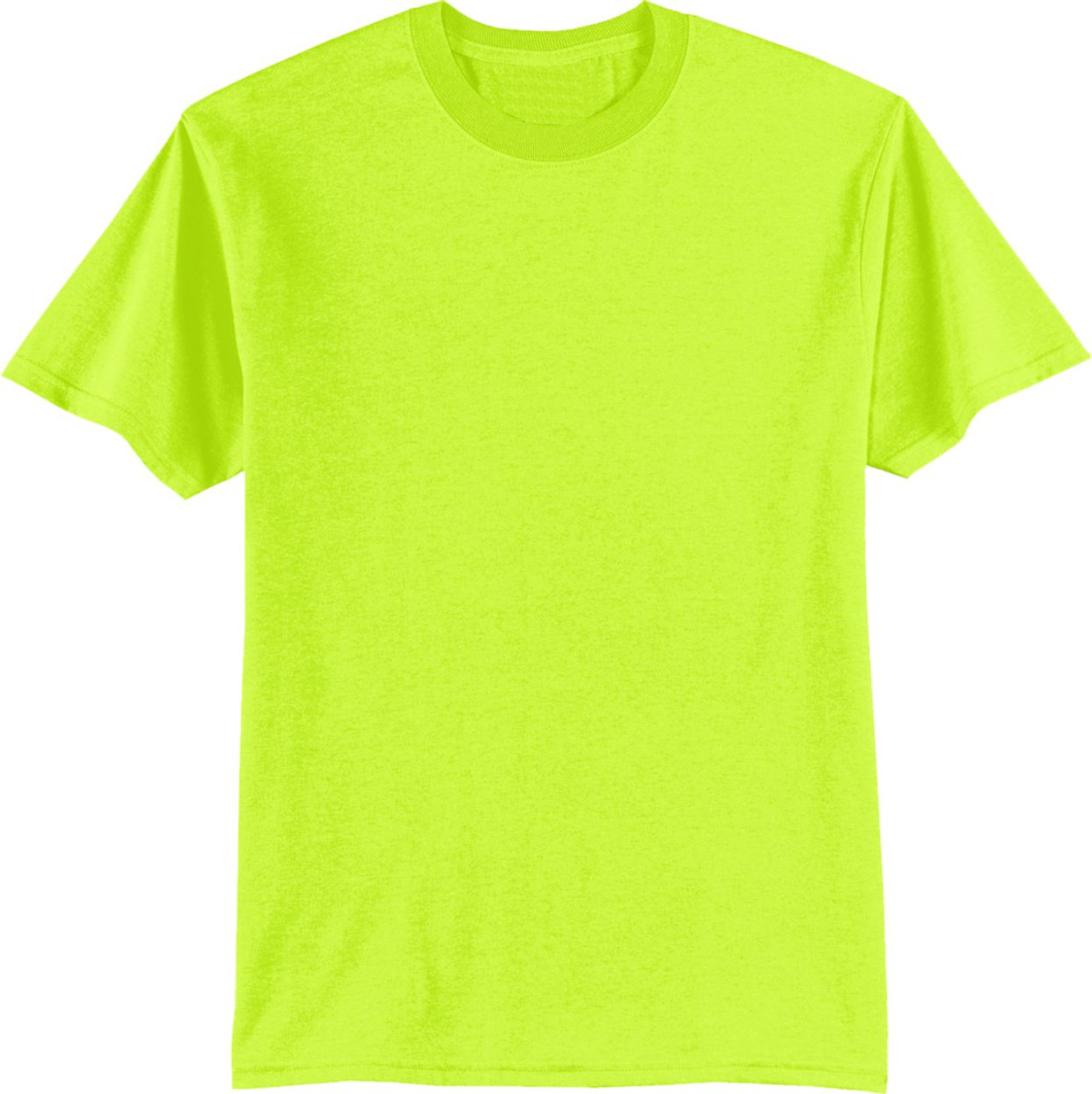 Safety Green SS Work Tee 1