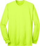 Safety Green LS Work Tee 1