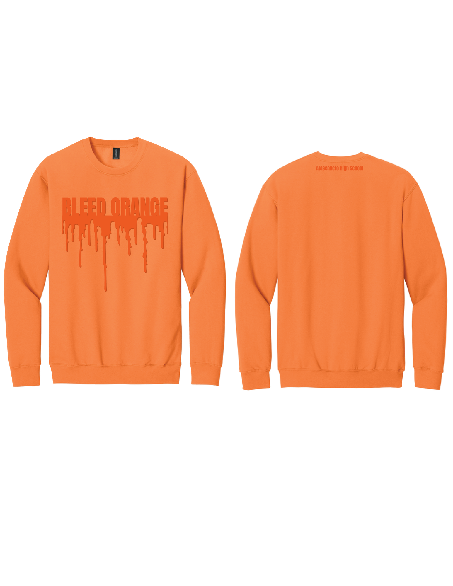 "Bleed Orange" Crewneck 1