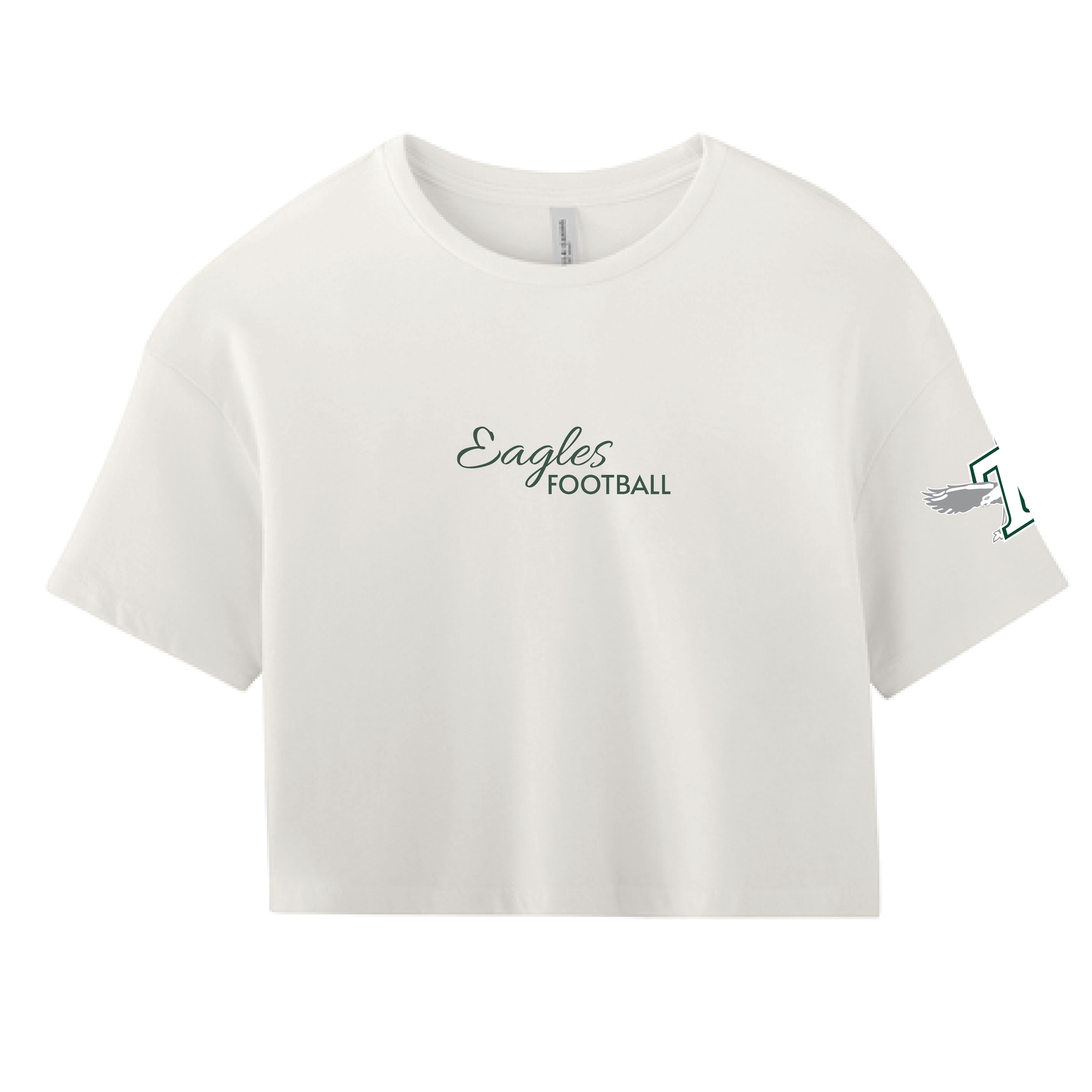 CUSTOM SPORT - "Eagles" Ladies Crop Tee 2