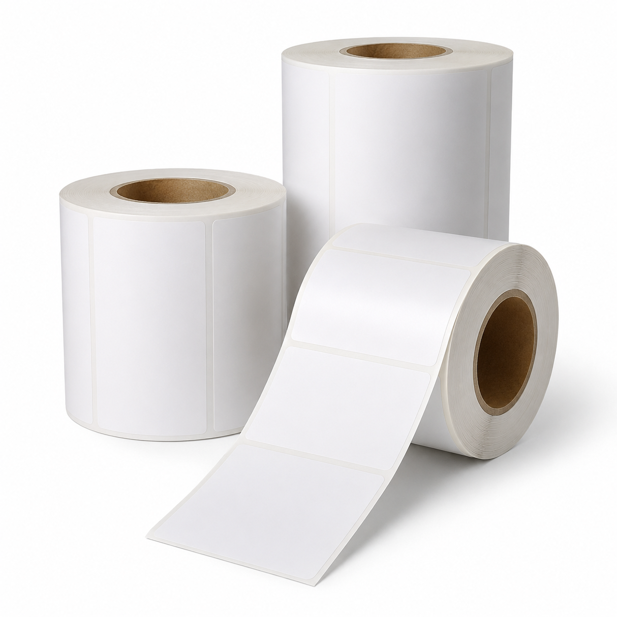 White Bopp Labels