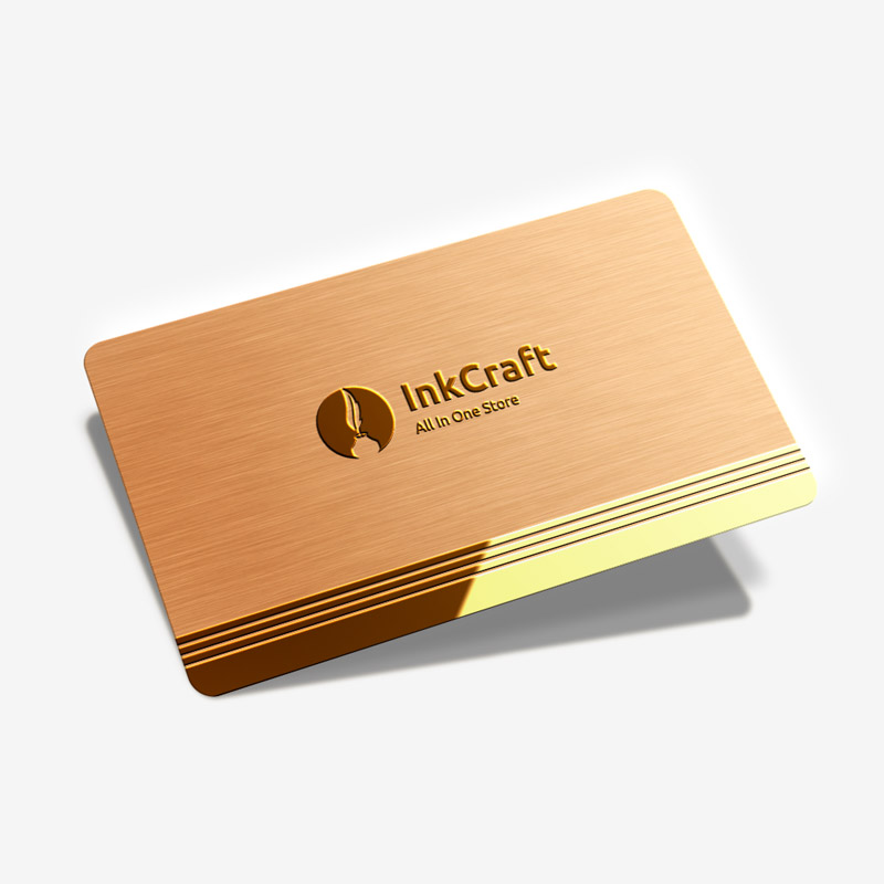 Metallic Business Cards
