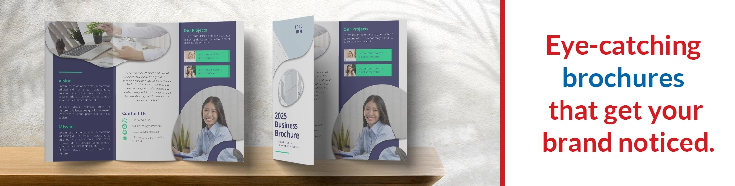 Eye-catching brochures that get your brand noticed.
