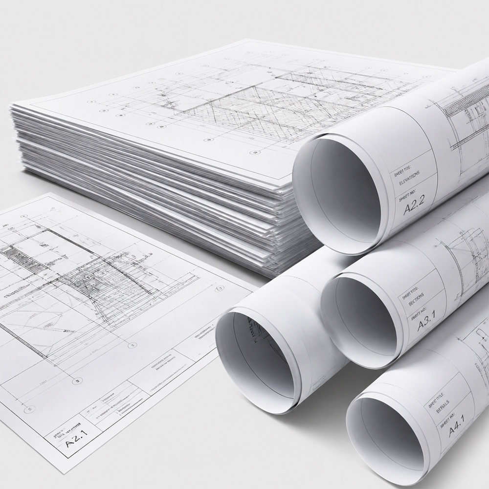 Large Format Black & White Copies and Prints Service