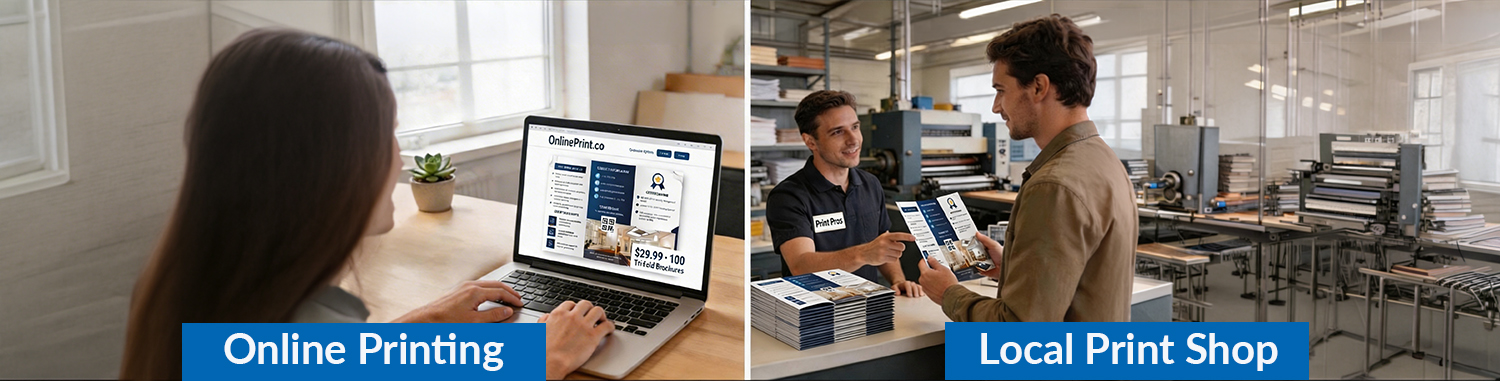  Online Brochure Printing vs Local Print Shops 