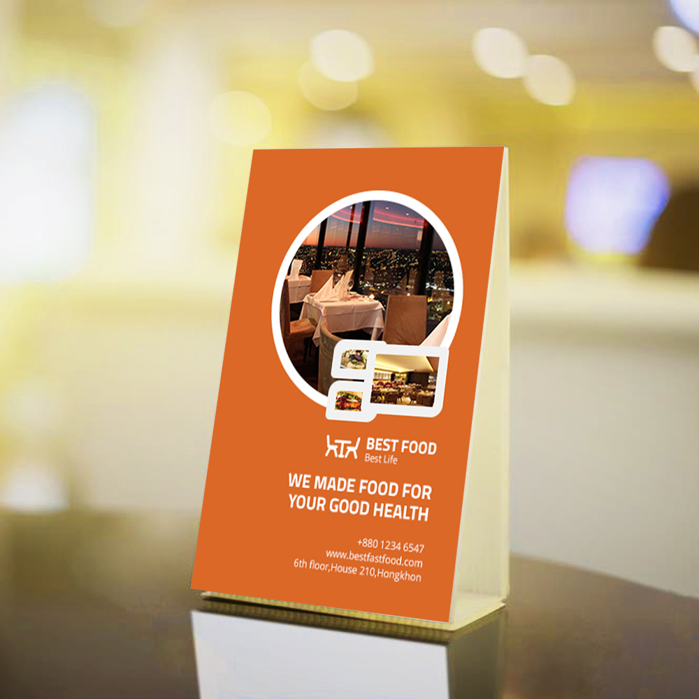 Tent Cards Table Toppers Rapid Printing Kelowna