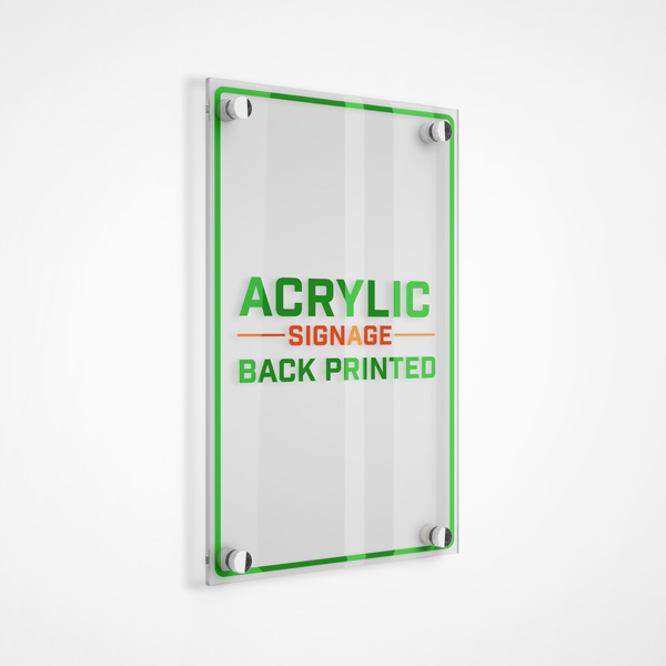 Back Printed Acrylic