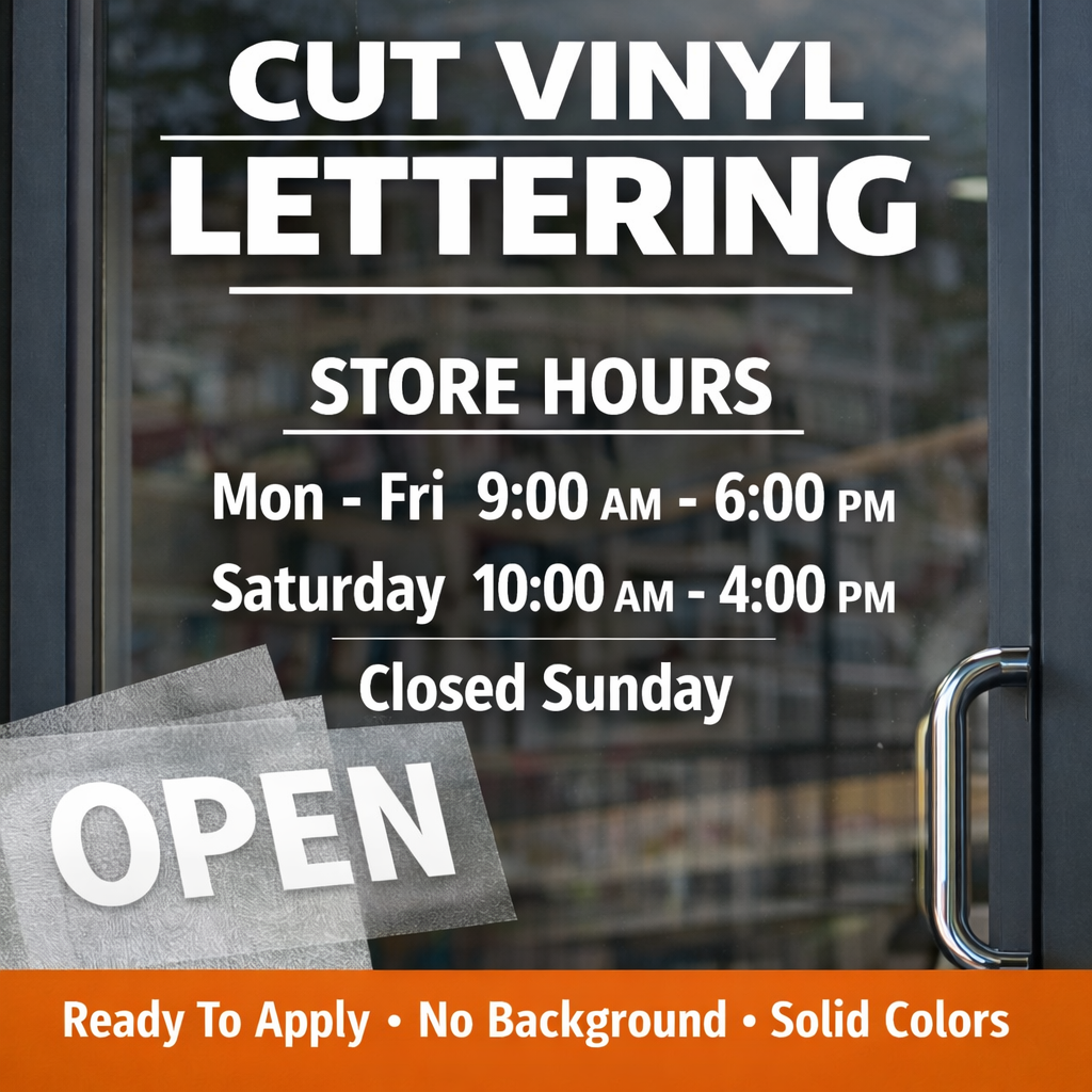 Cut Vinyl Lettering