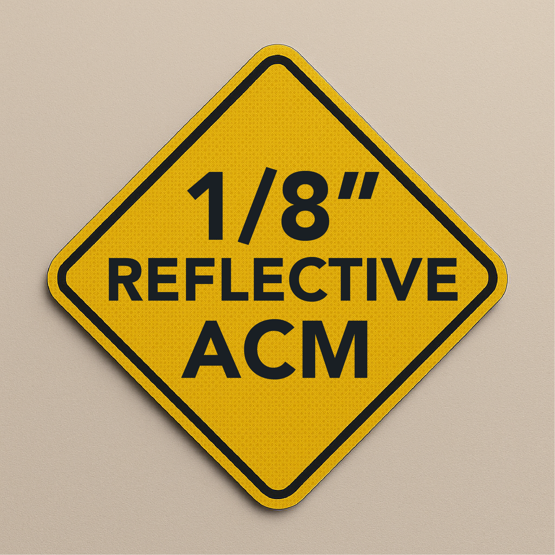 Printed 1/8" Reflective ACM Signs