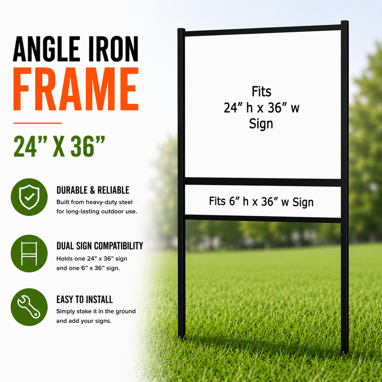 Angle Iron Frame 24x36