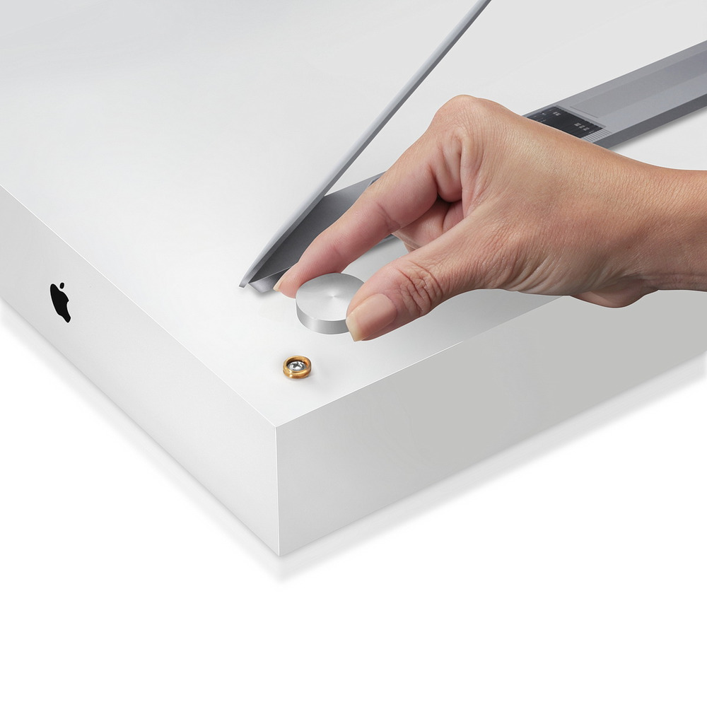 1" Brushed Aluminum Screw Cap Cover 3