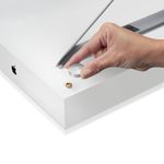 1" Brushed Aluminum Screw Cap Cover 3