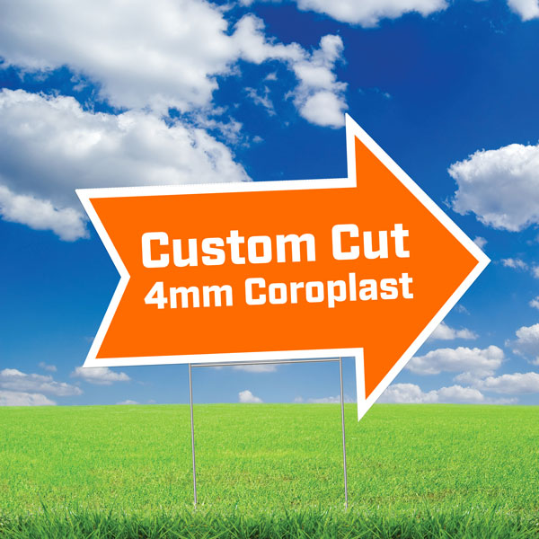 Custom Shaped Yard Signs 1