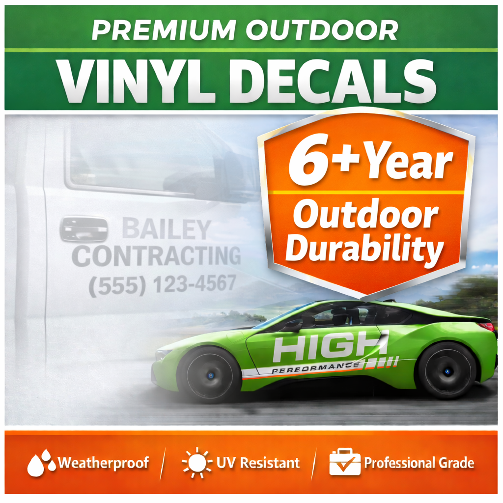 Long-Term Outdoor Vinyl Decals 1