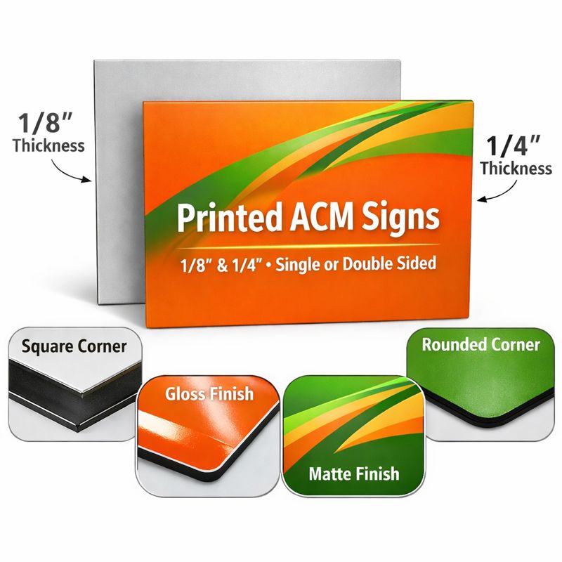Printed ACM Signs 1
