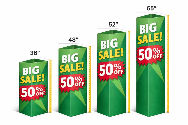 Printed Bollard Covers - Triangle 3