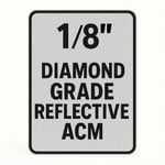Printed Diamond Grade Reflective ACM Signs 2