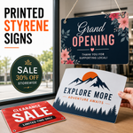 Printed Styrene Signs 1