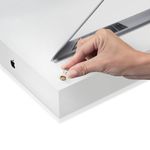 1/2" Brushed Aluminum Screw Cap Covers 5