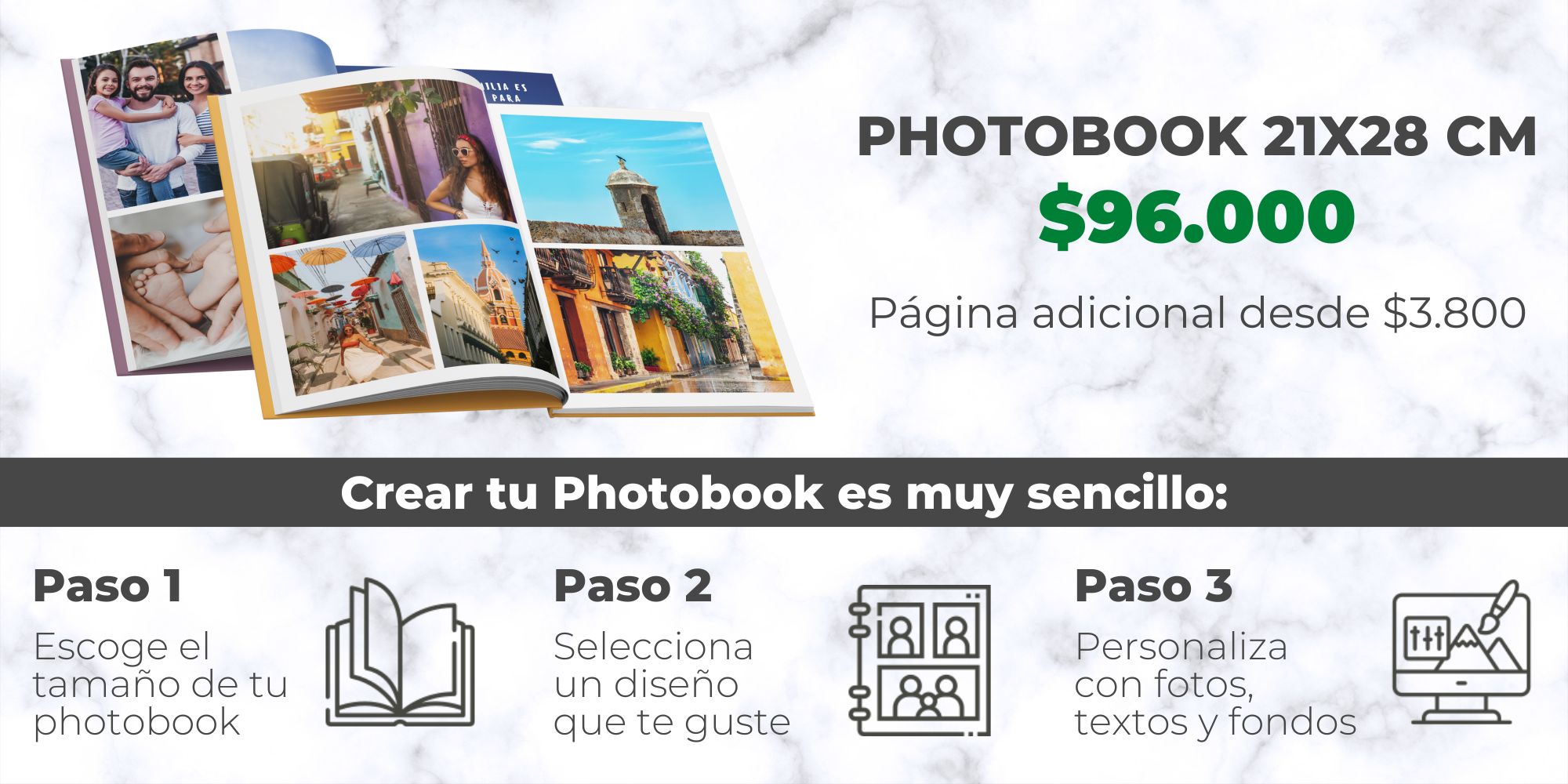 Álbum de fotos 21x28cm