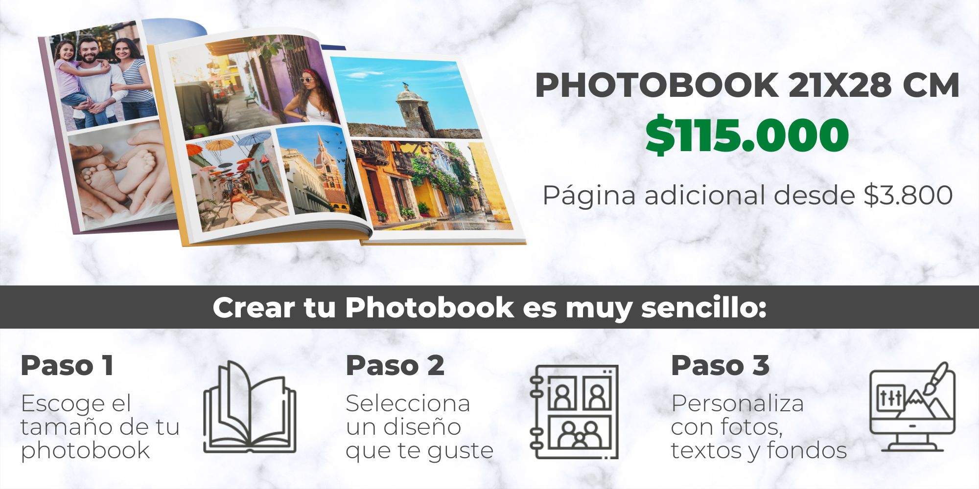 Álbum de fotos 21x28cm