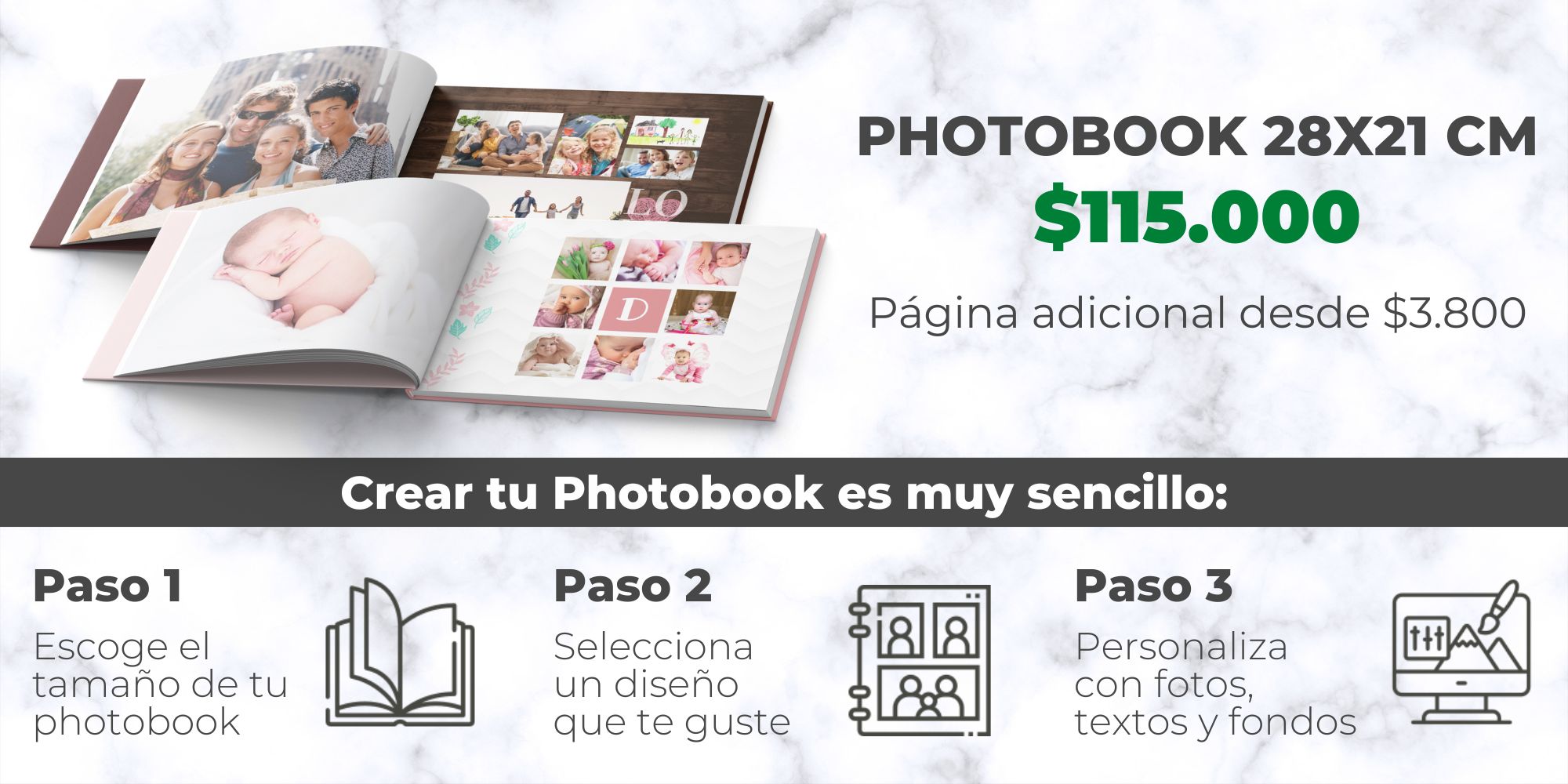 Álbum de fotos 28x21cm