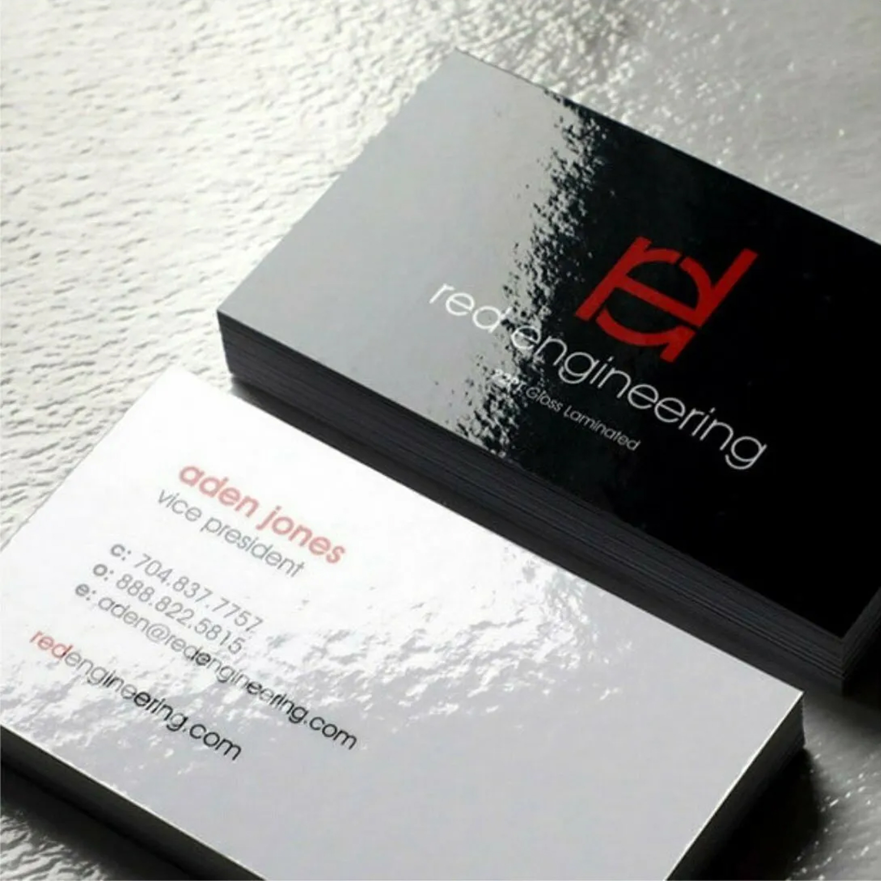 Glossy & Matte Business Cards 1
