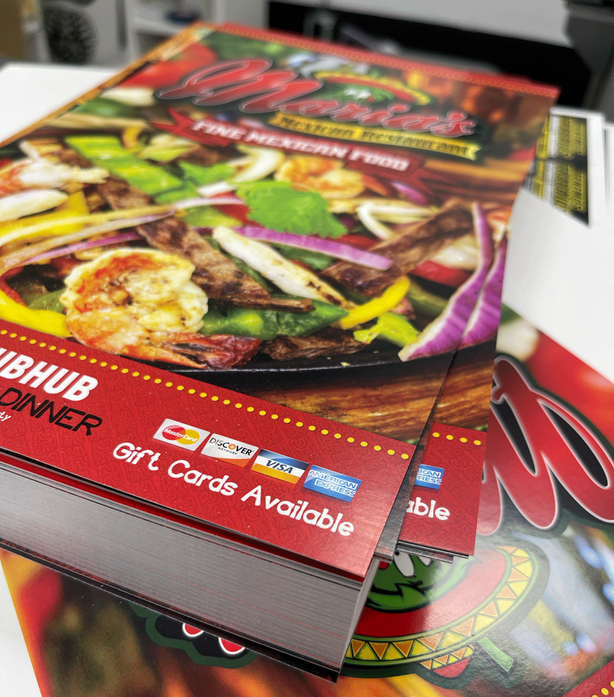 Dine-In Menu Printing 2