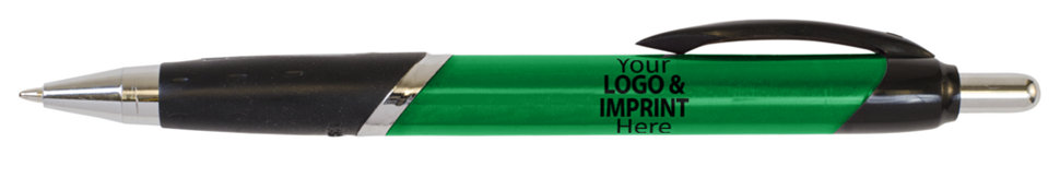 Forest Green Action Click Pen