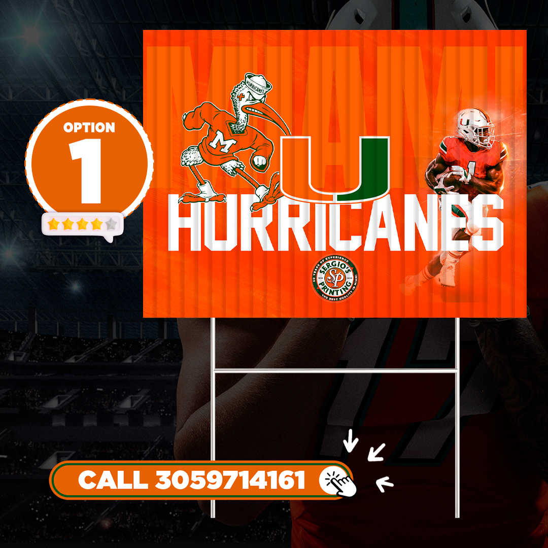 Free Yard Signs Hurricans 1