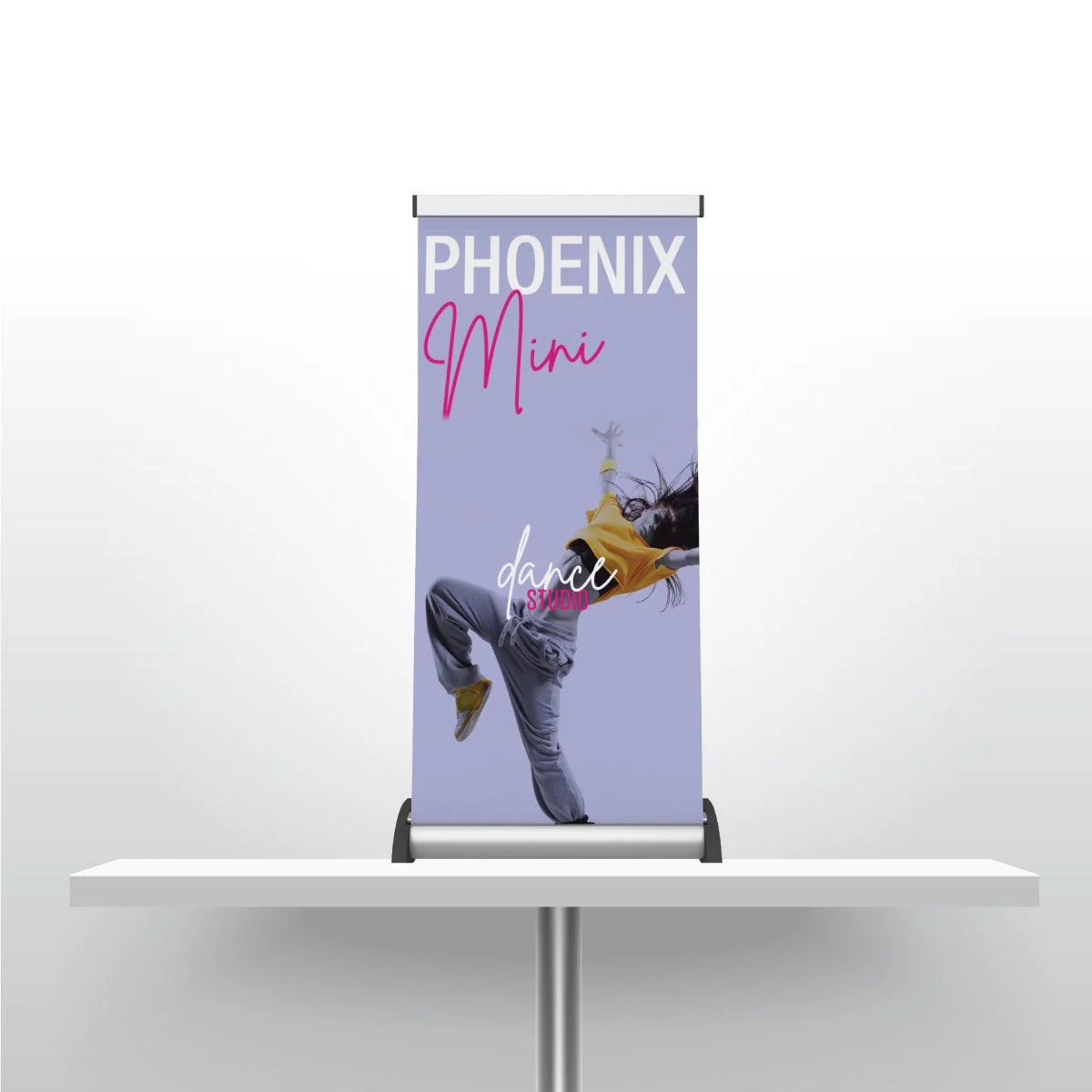 Mini Retractable Table Top Banner Stand - XL