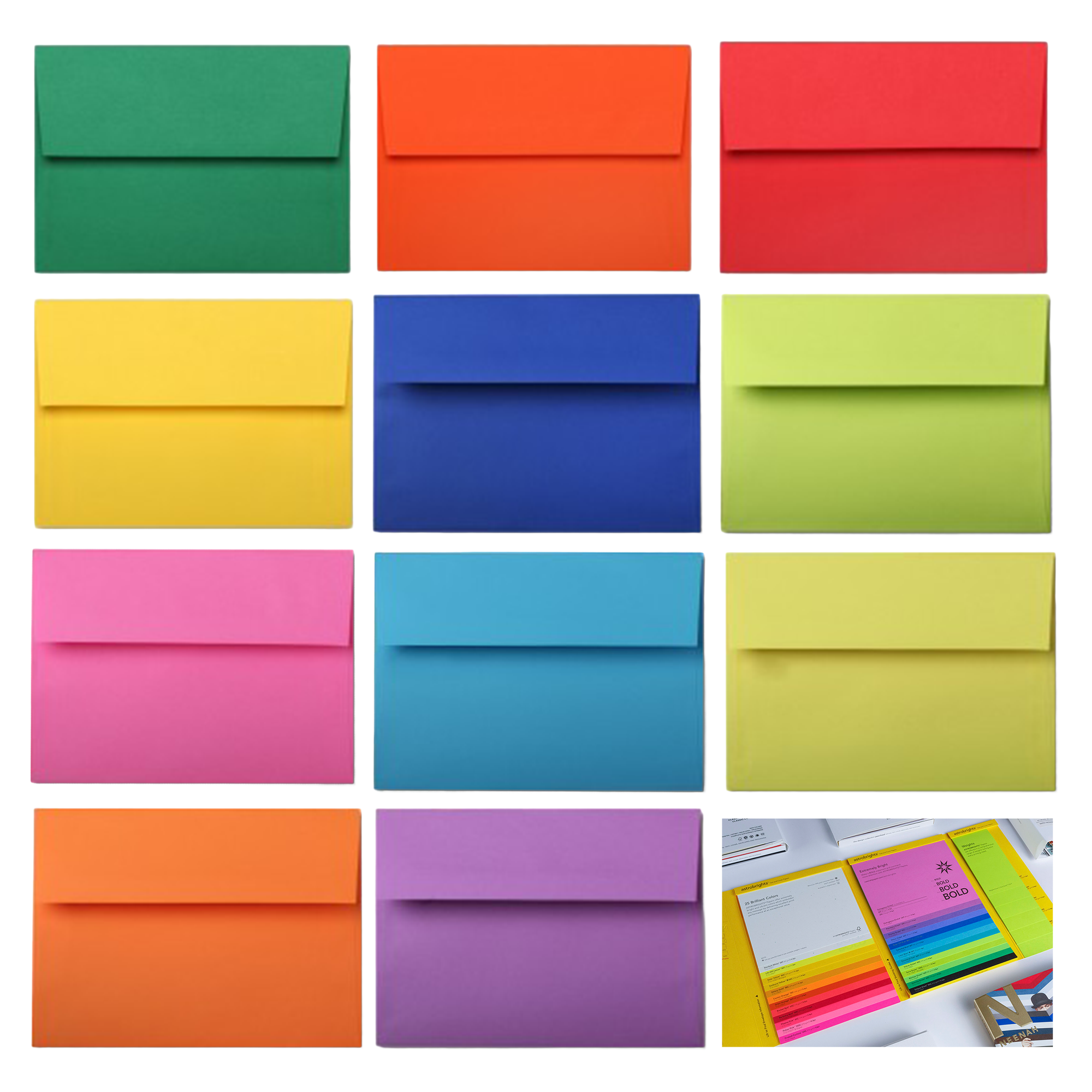 A7 Colored Announcement Envelopes 1