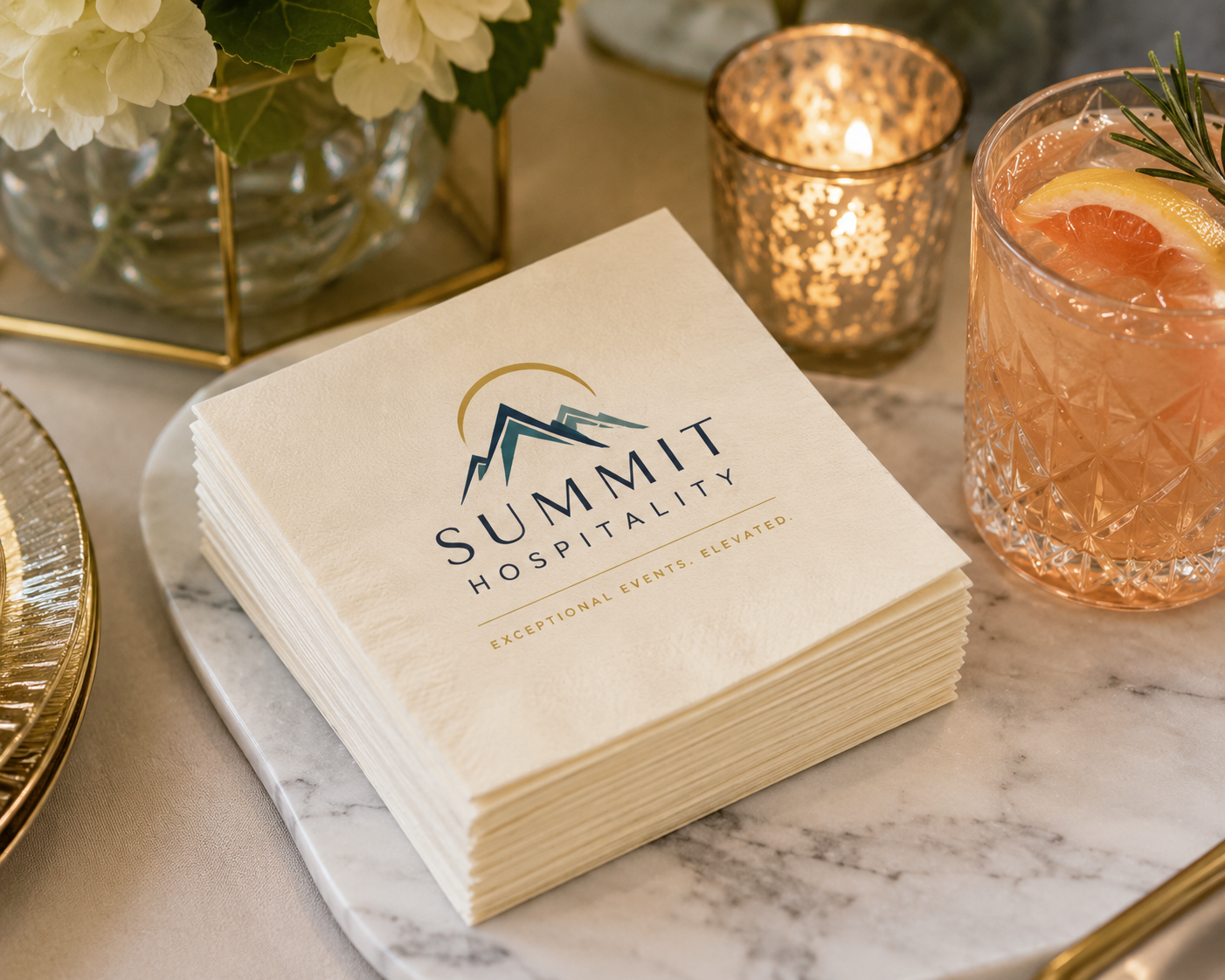 Beverage Napkins Uncoined 1