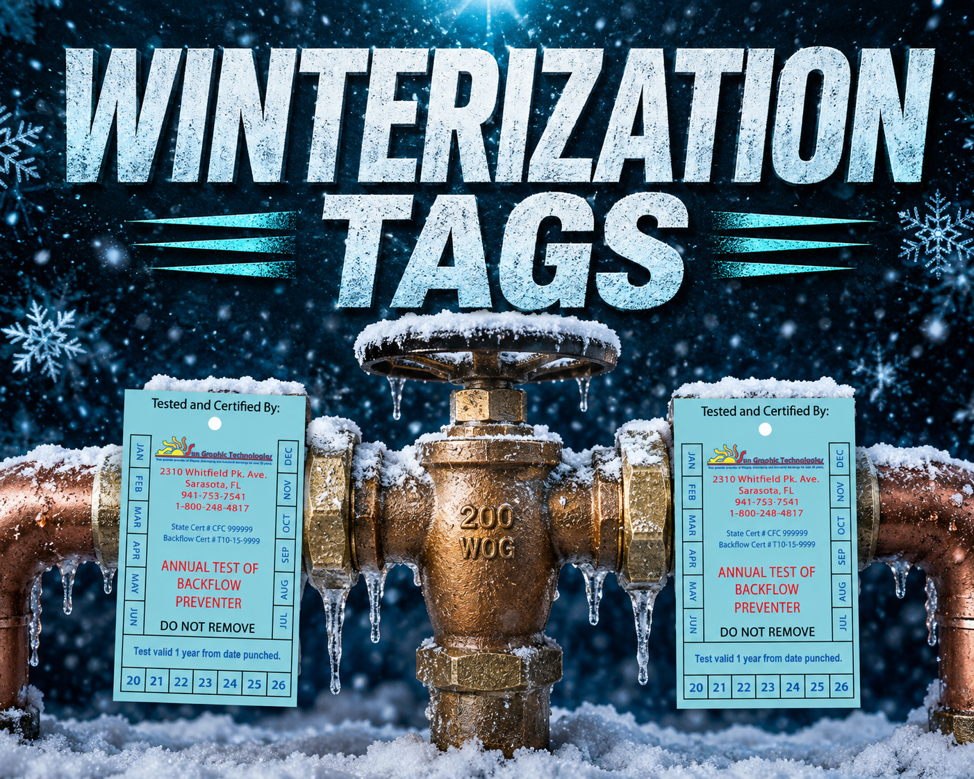 Winterization Tags