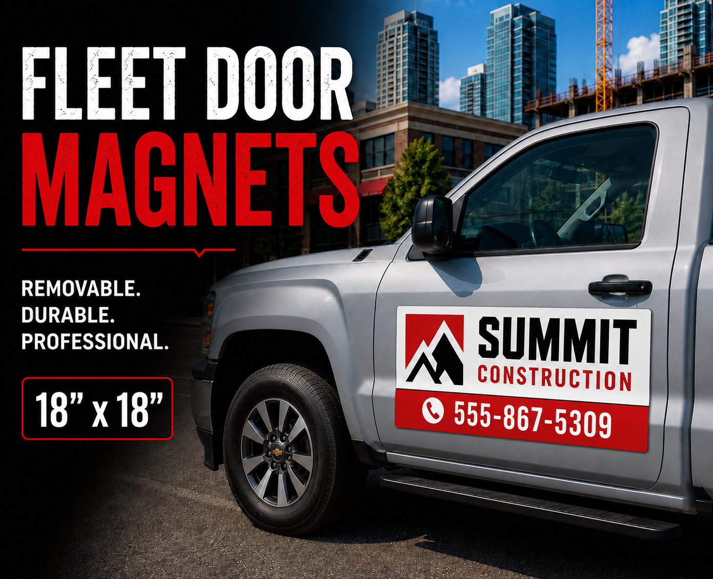 Door Magnets 18" x 18"