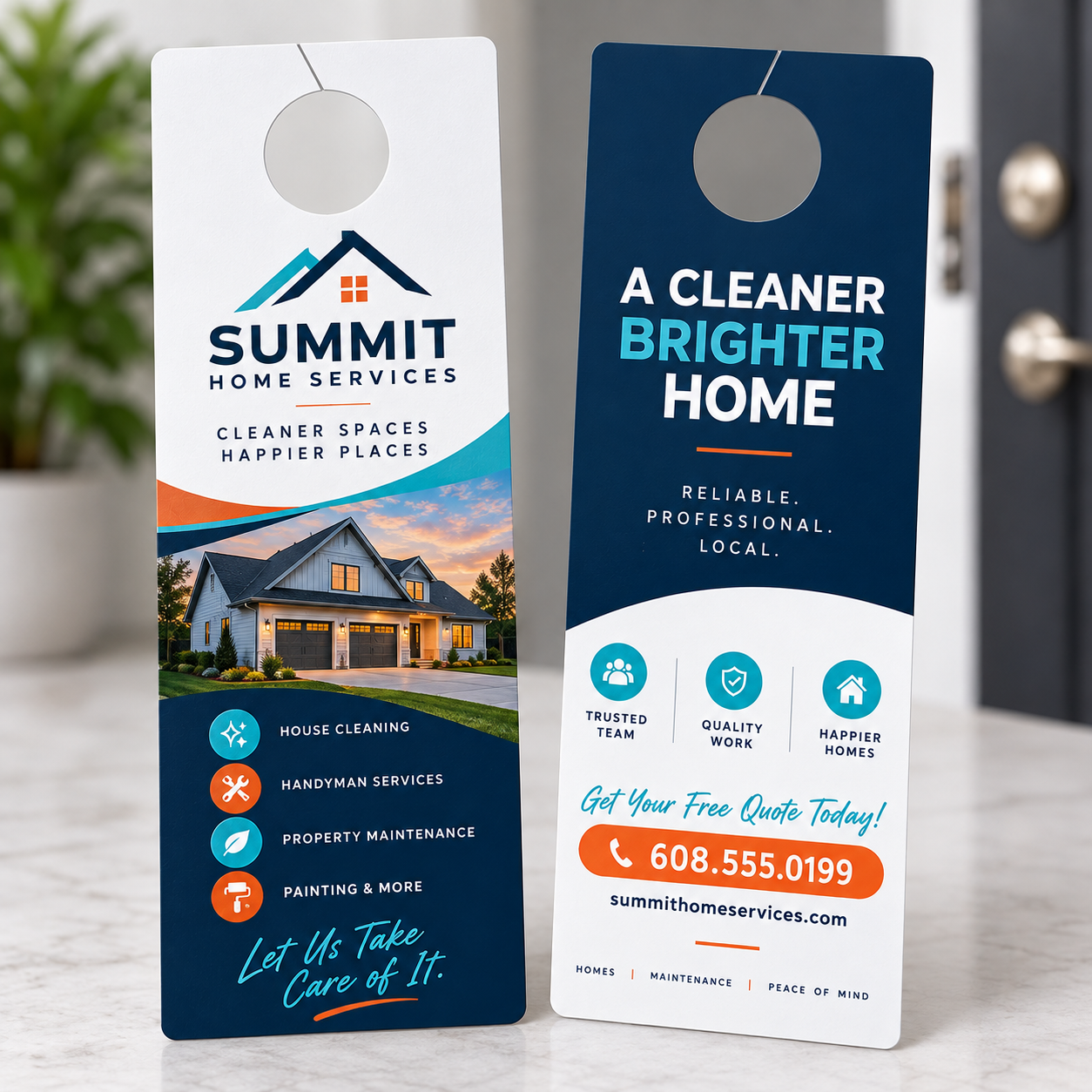 Door Hangers Two Side