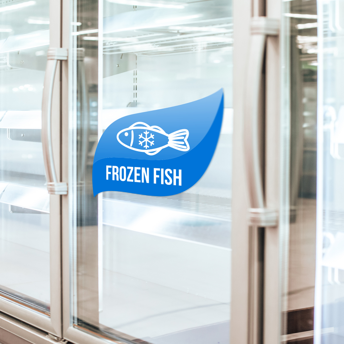Window Cling (White) with Back Adhesive 5
