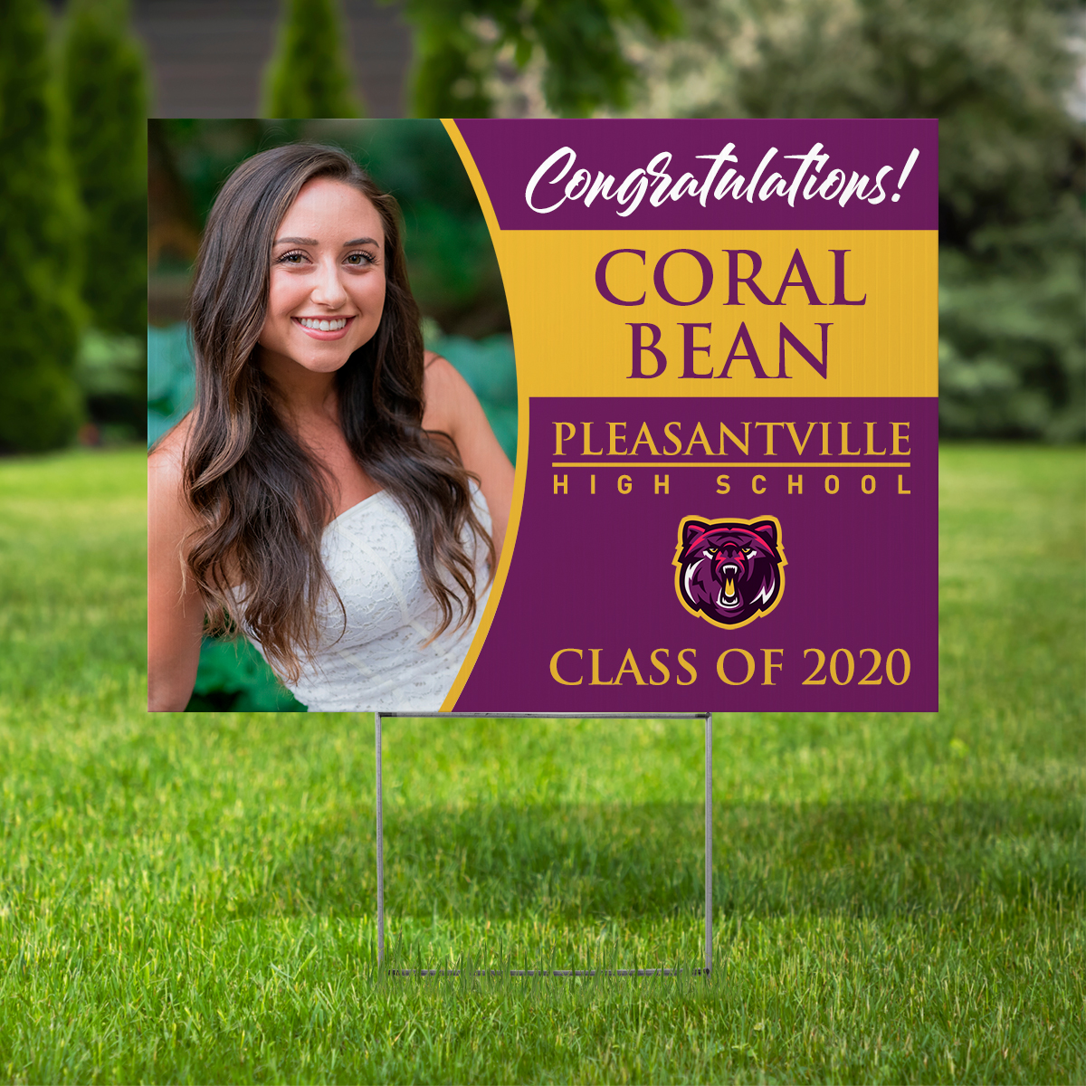 Yard Sign & Stake COMBO 2