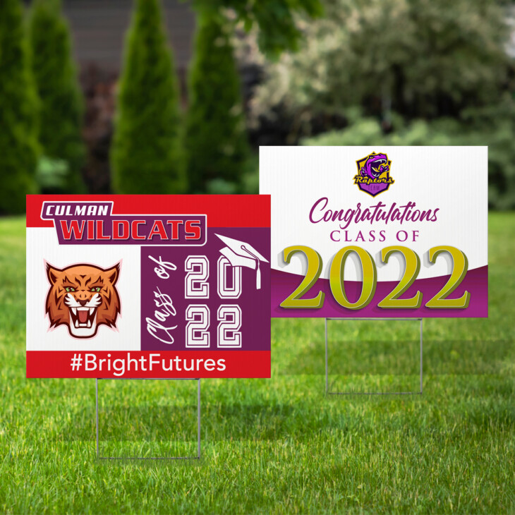 Yard Sign & Stake Combo