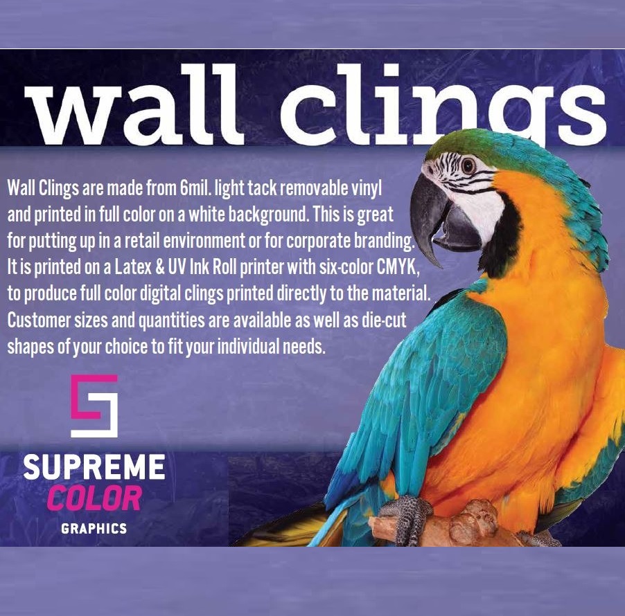 Wall Clings Supremecolor