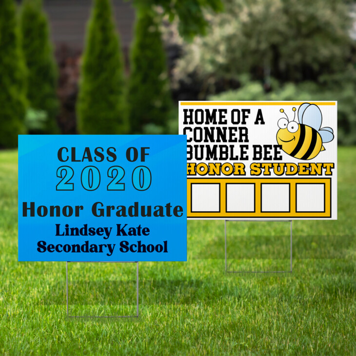 Yard Sign & Stake Combo 2