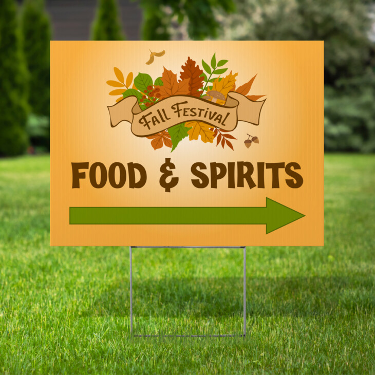 Yard Sign & Stake Combo 12