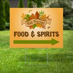 Yard Sign & Stake Combo 12