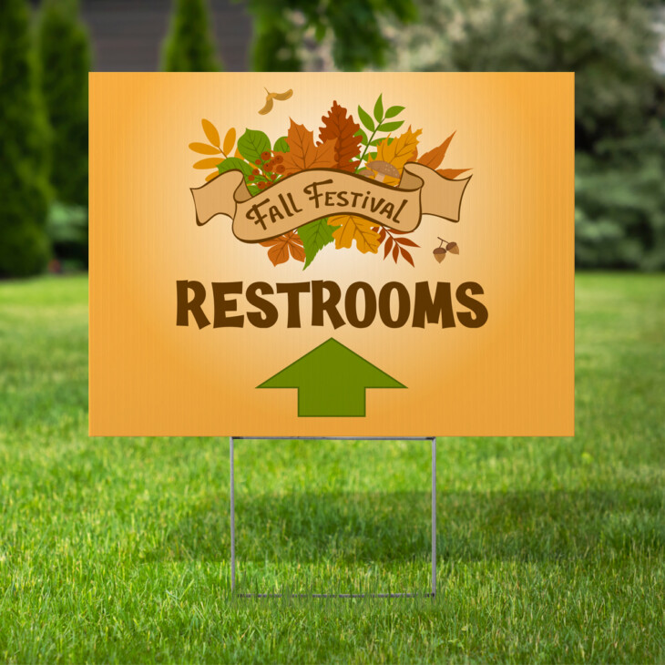 Yard Sign & Stake Combo 15