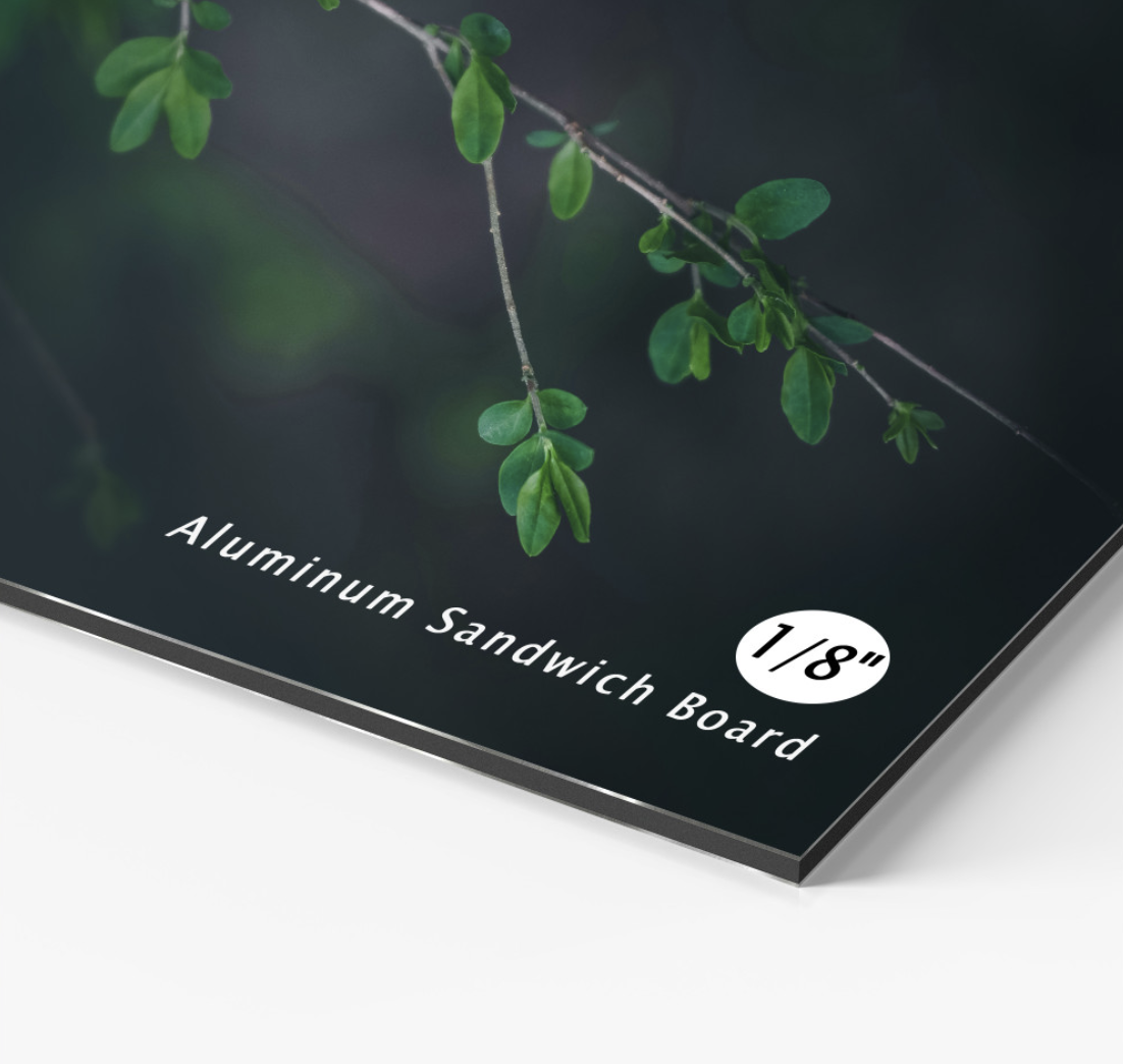 Aluminium sandwich board