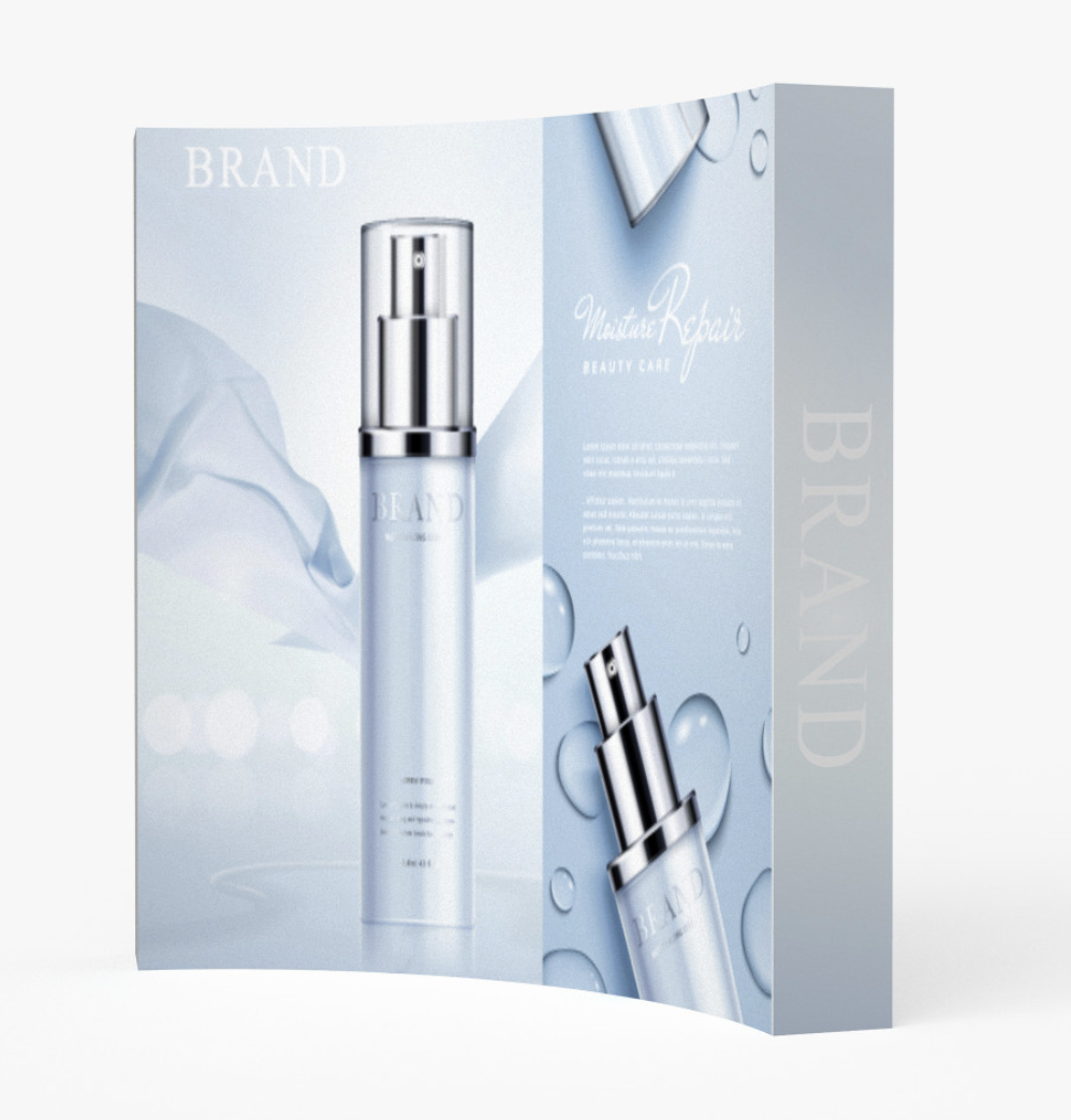 Velcro Fabric Pop Up Display - Curved