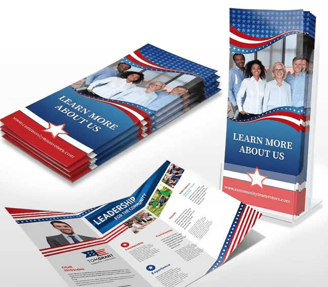 Brochure printing for political campaigns | TheFlyerLab