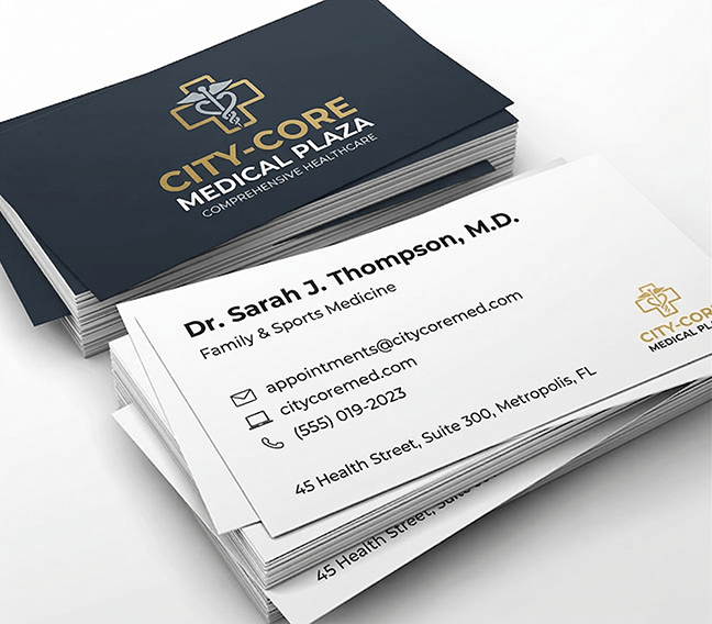 Business Cards for Medical Practices