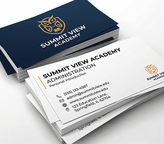 Business Cards for Schools and Daycares