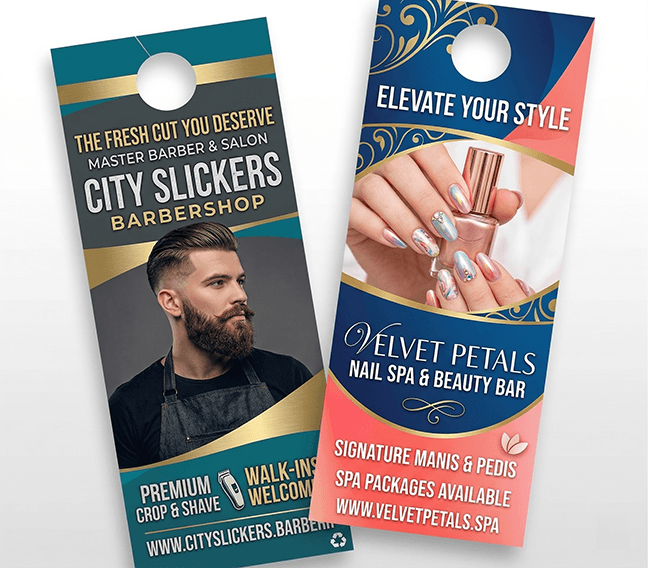 Door Hangers for Salons and Beauty Professionals